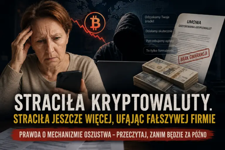 Miała odzyskać 64 tysiące dolarów. Straciła 64 tysiące złotych