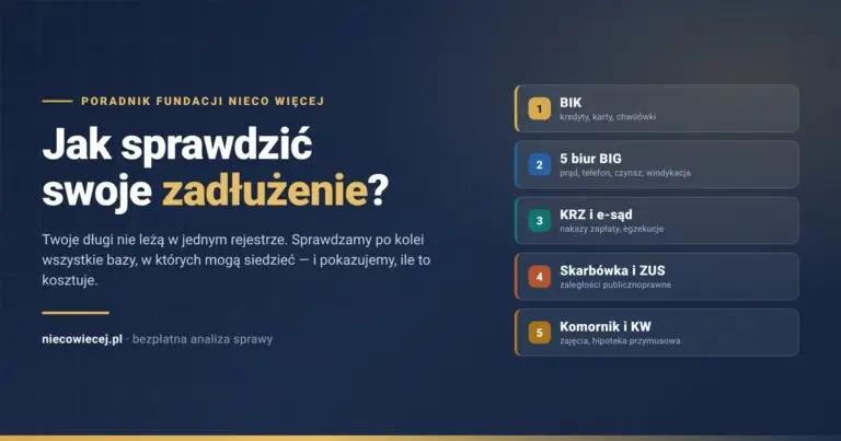 Jak sprawdzić swoje zadłużenie? Przewodnik po wszystkich rejestrach