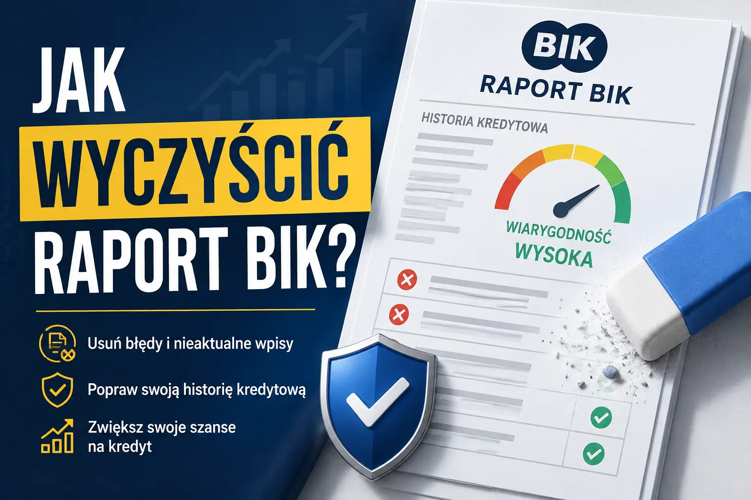 Jak wyczyścić raport BIK – usuń błędy i nieaktualne wpisy, popraw historię kredytową, zwiększ szanse na kredyt